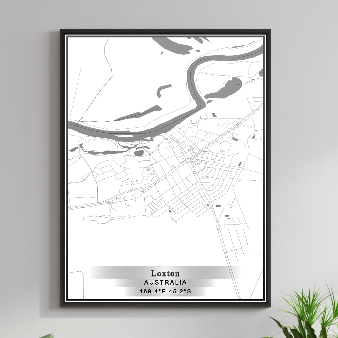 ROAD MAP OF LOXTON, AUSTRALIA BY MAPBAKES