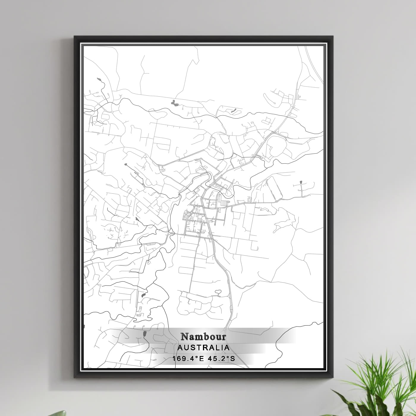 ROAD MAP OF NAMBOUR, AUSTRALIA BY MAPBAKES