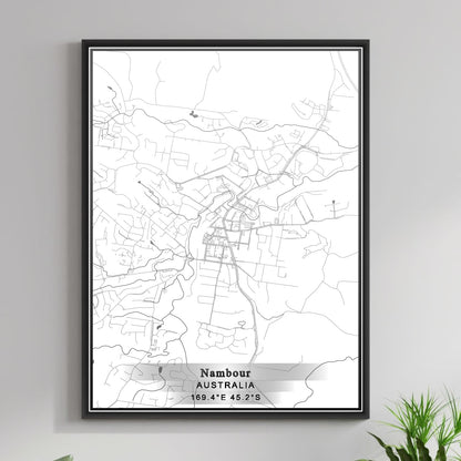 ROAD MAP OF NAMBOUR, AUSTRALIA BY MAPBAKES