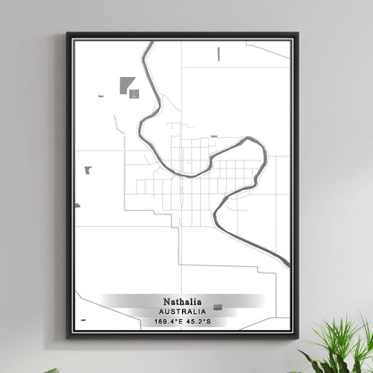 ROAD MAP OF NATHALIA, AUSTRALIA BY MAPBAKES