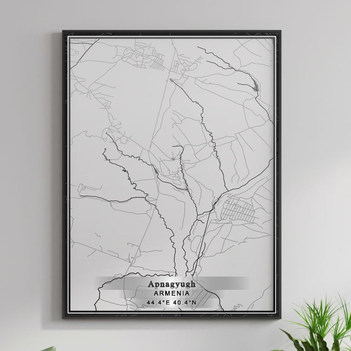 ROAD MAP OF APNAGYUGH, ARMENIA BY MAPBAKES