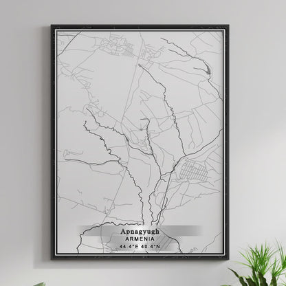 ROAD MAP OF APNAGYUGH, ARMENIA BY MAPBAKES