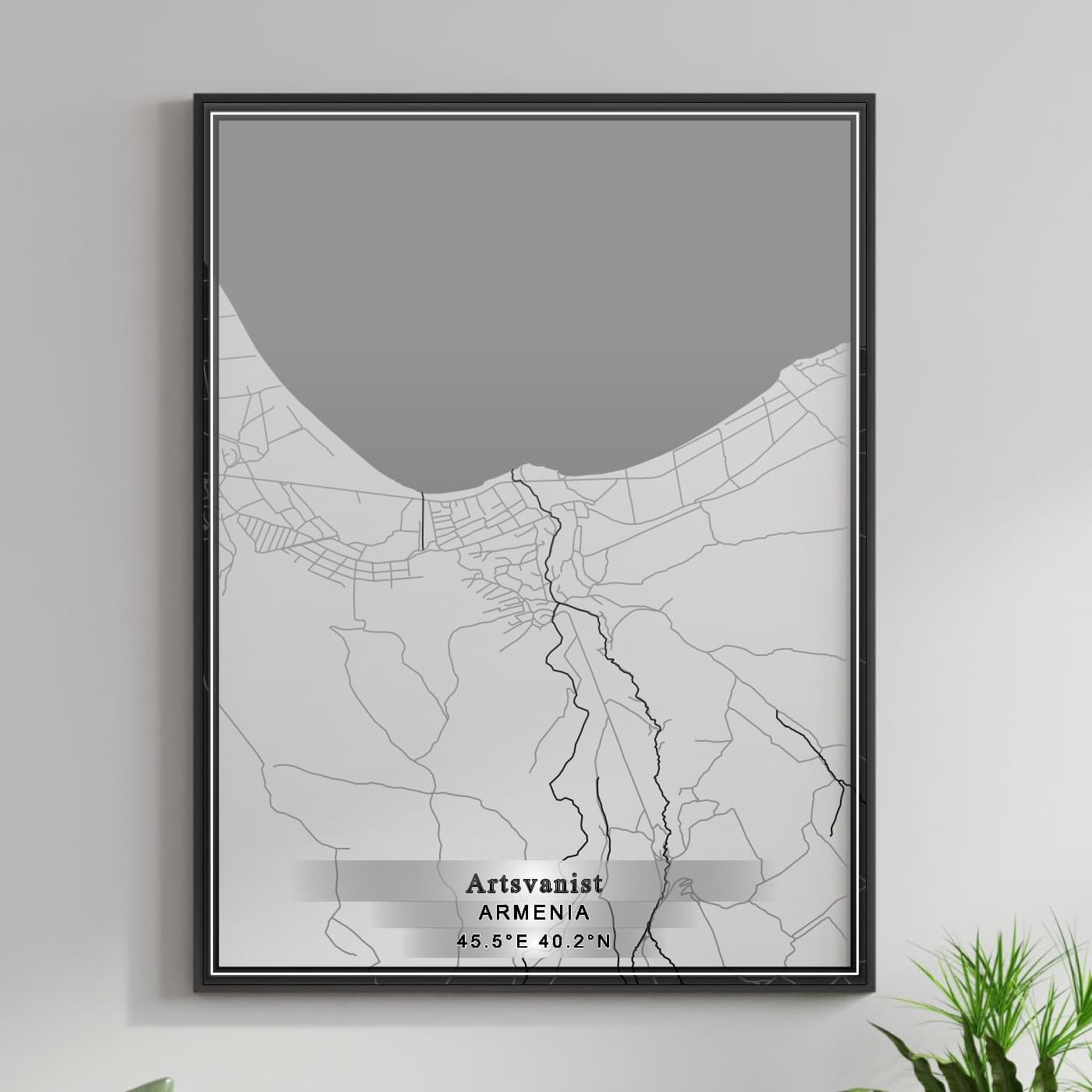 ROAD MAP OF ARTSVANIST, ARMENIA BY MAPBAKES