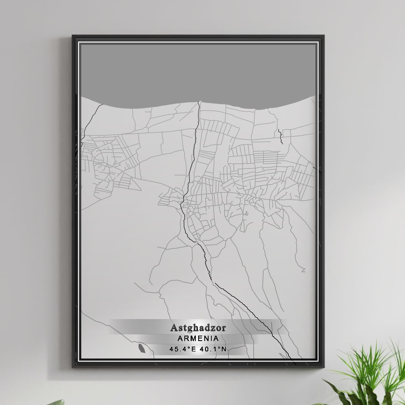 ROAD MAP OF ASTGHADZOR, ARMENIA BY MAPBAKES