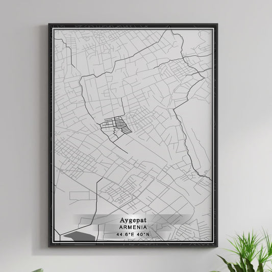 ROAD MAP OF AYGEPAT, ARMENIA BY MAPBAKES