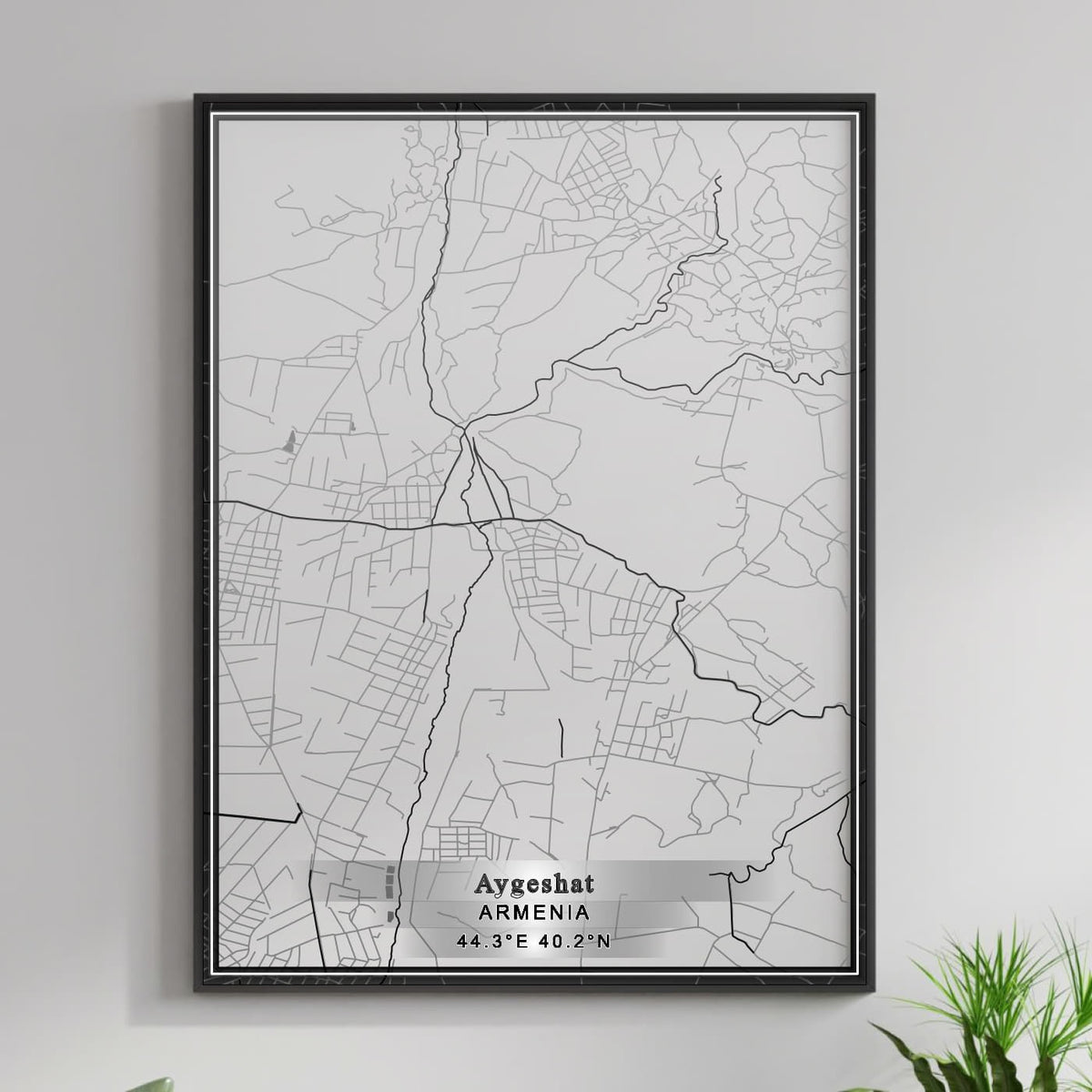 ROAD MAP OF AYGESHAT, ARMENIA BY MAPBAKES