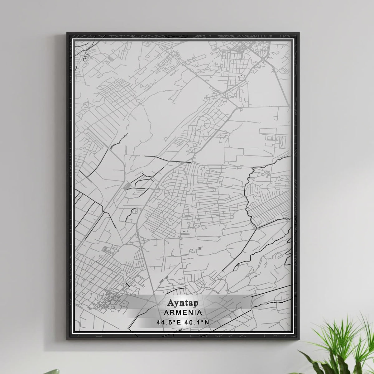 ROAD MAP OF AYNTAP, ARMENIA BY MAPBAKES