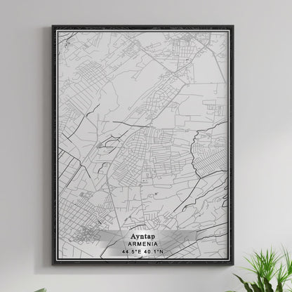 ROAD MAP OF AYNTAP, ARMENIA BY MAPBAKES