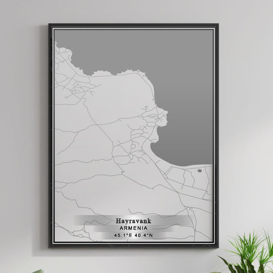 ROAD MAP OF HAYRAVANK, ARMENIA BY MAPBAKES