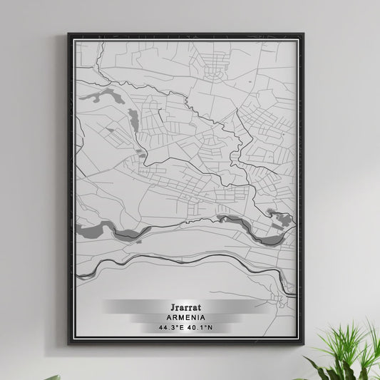 ROAD MAP OF JRARRAT, ARMENIA BY MAPBAKES