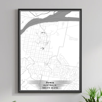 ROAD MAP OF NOWRA, AUSTRALIA BY MAPBAKES