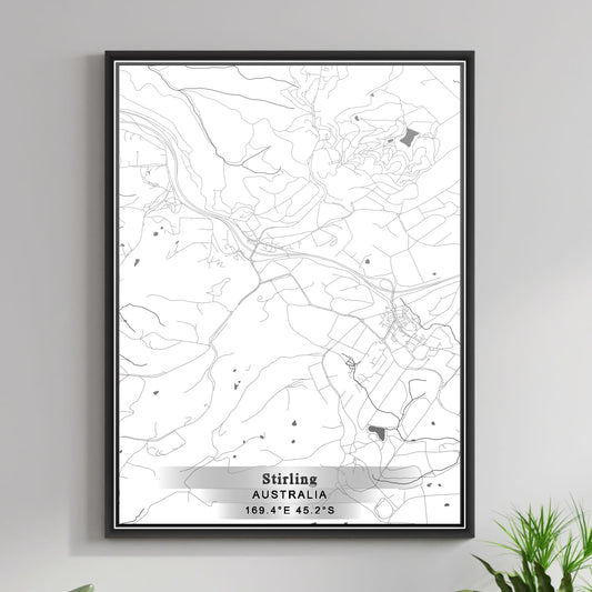 ROAD MAP OF STIRLING, AUSTRALIA BY MAPBAKES