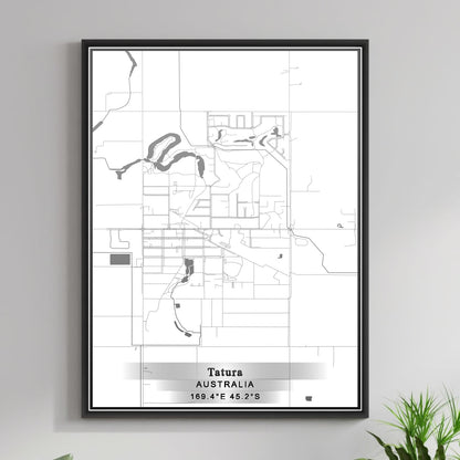 ROAD MAP OF TATURA, AUSTRALIA BY MAPBAKES