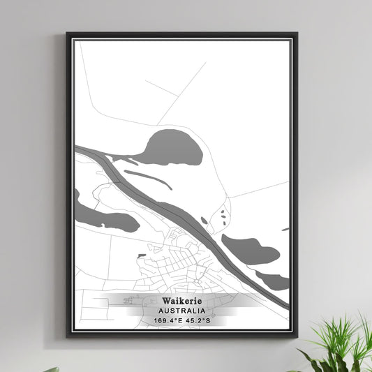 ROAD MAP OF WAIKERIE, AUSTRALIA BY MAPBAKES