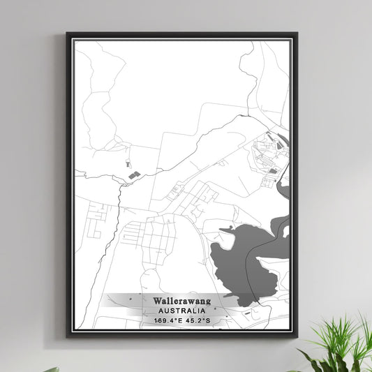 ROAD MAP OF WALLERAWANG, AUSTRALIA BY MAPBAKES