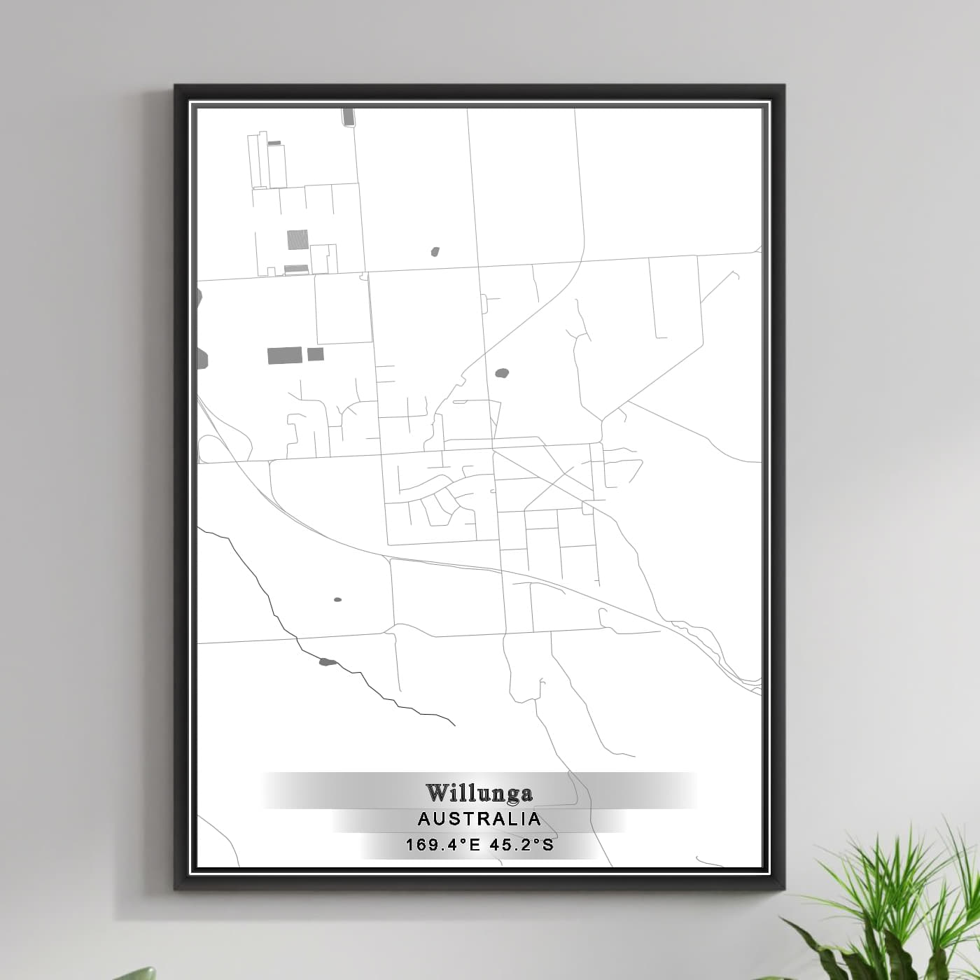 ROAD MAP OF WILLUNGA, AUSTRALIA BY MAPBAKES