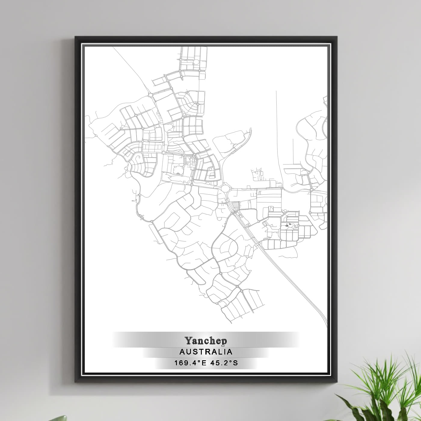 ROAD MAP OF YANCHEP, AUSTRALIA BY MAPBAKES