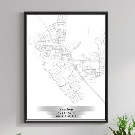 ROAD MAP OF YANCHEP, AUSTRALIA BY MAPBAKES