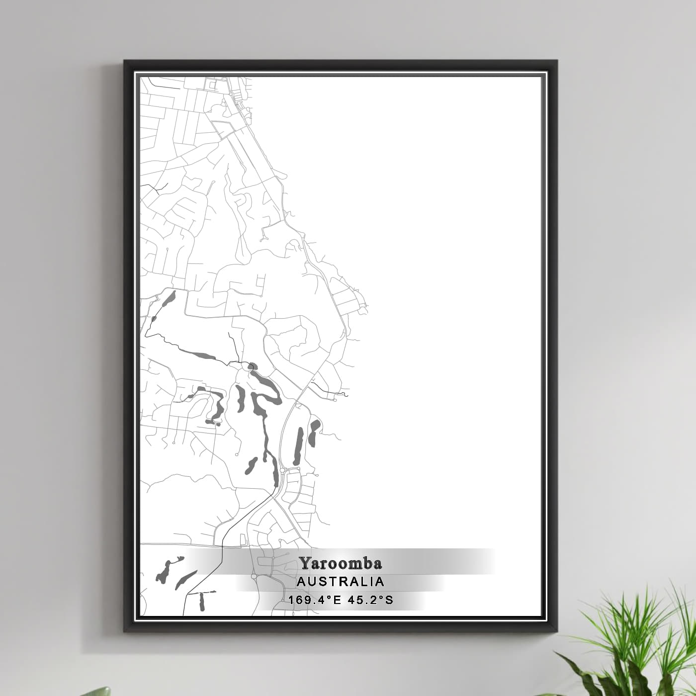 ROAD MAP OF YAROOMBA, AUSTRALIA BY MAPBAKES