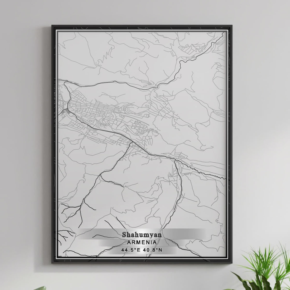ROAD MAP OF SHAHUMYAN, ARMENIA BY MAPBAKES
