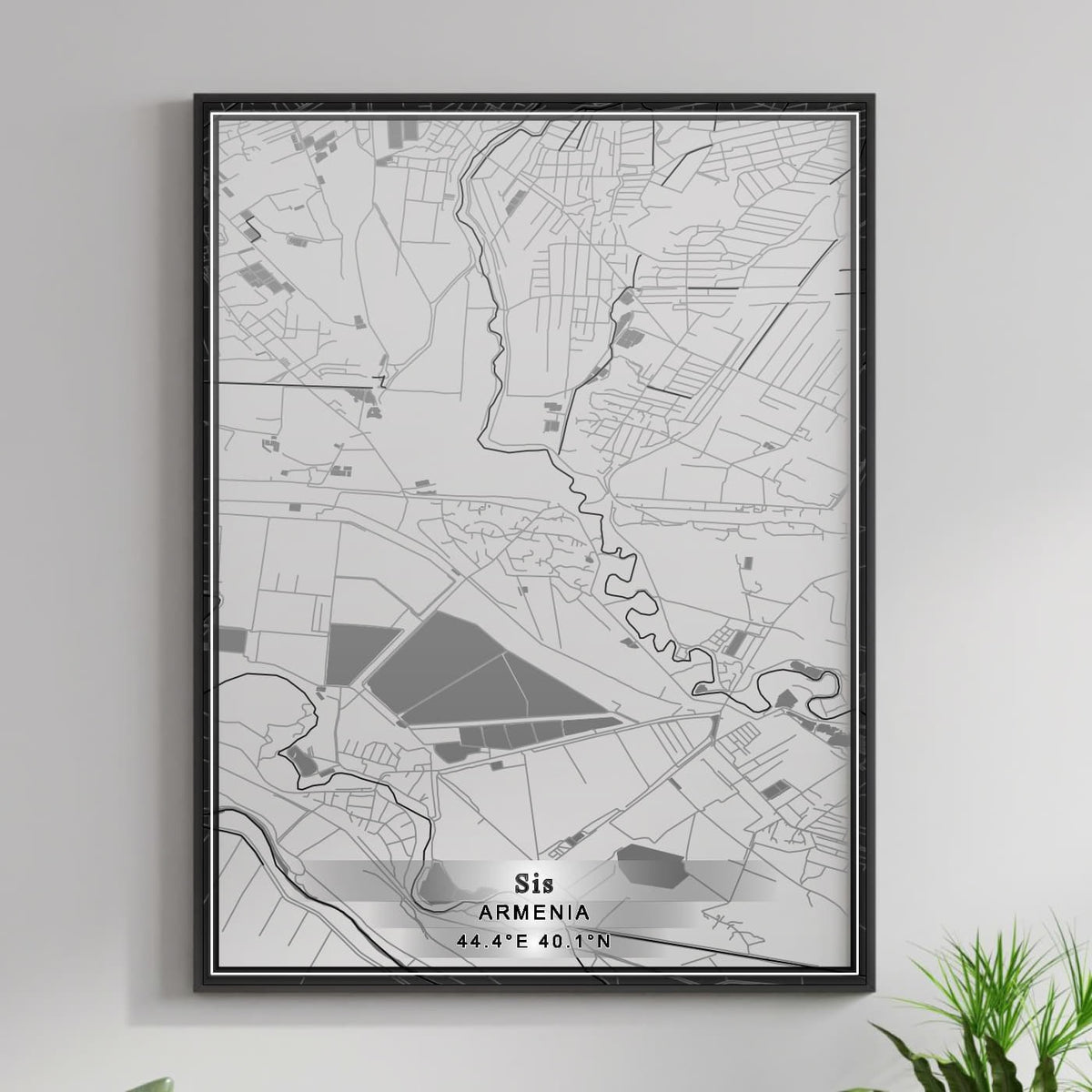 ROAD MAP OF SIS, ARMENIA BY MAPBAKES
