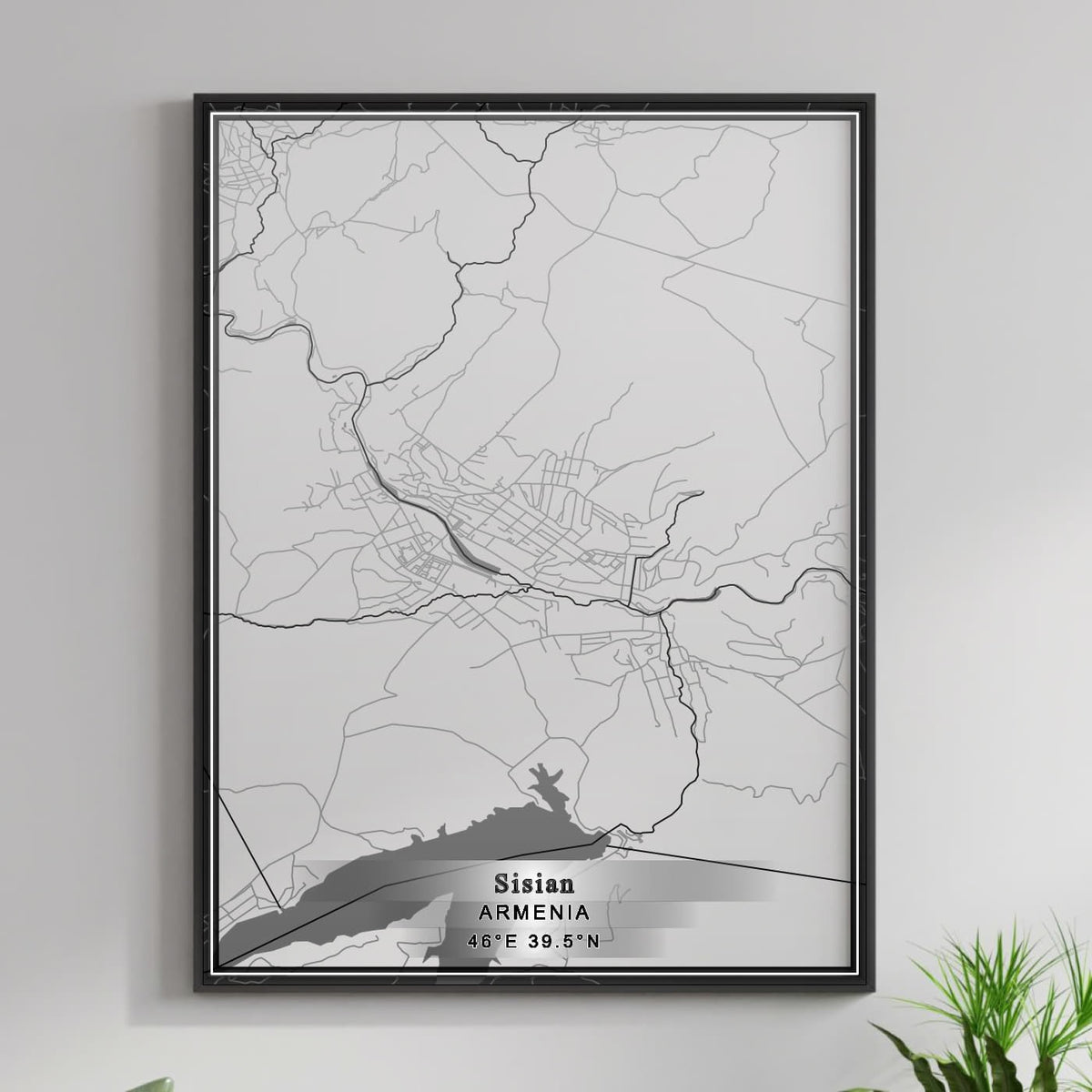 ROAD MAP OF SISIAN, ARMENIA BY MAPBAKES