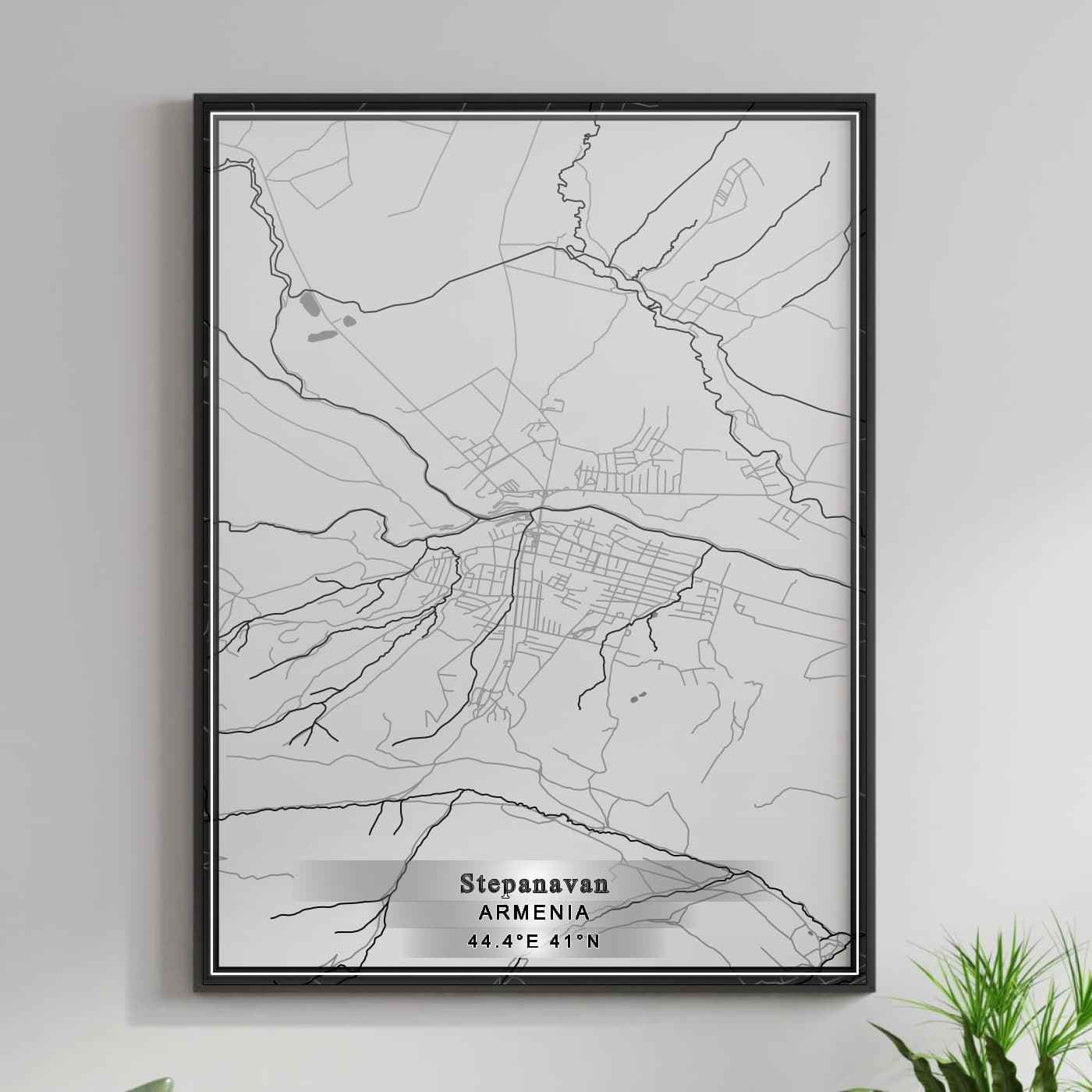 ROAD MAP OF STEPANAVAN, ARMENIA BY MAPBAKES