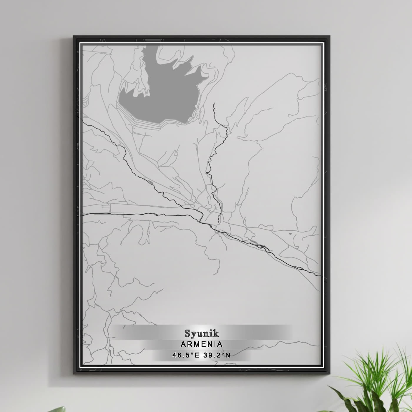 ROAD MAP OF SYUNIK, ARMENIA BY MAPBAKES