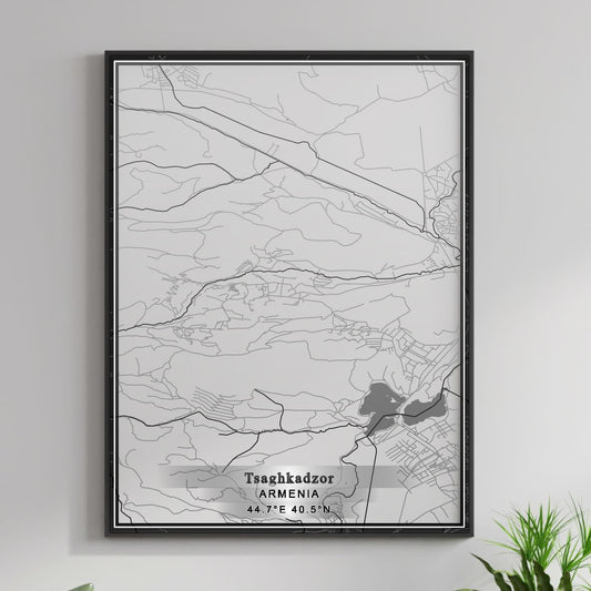 ROAD MAP OF TSAGHKADZOR, ARMENIA BY MAPBAKES