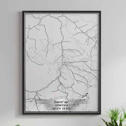 ROAD MAP OF ZARRITAP, ARMENIA BY MAPBAKES