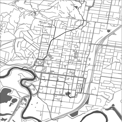 ROAD MAP OF ALBURY, AUSTRALIA BY MAPBAKES