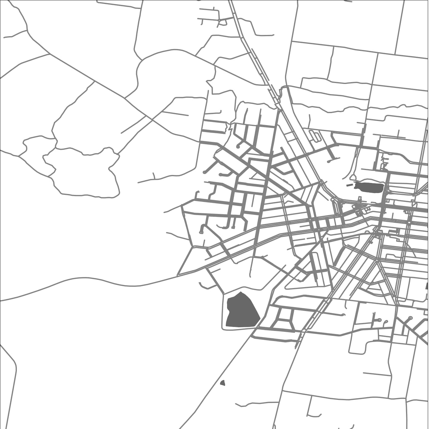 ROAD MAP OF ARARAT, AUSTRALIA BY MAPBAKES