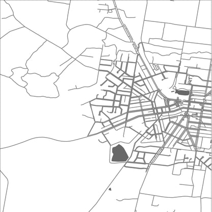 ROAD MAP OF ARARAT, AUSTRALIA BY MAPBAKES