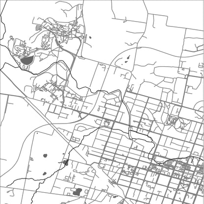 ROAD MAP OF ARMIDALE, AUSTRALIA BY MAPBAKES