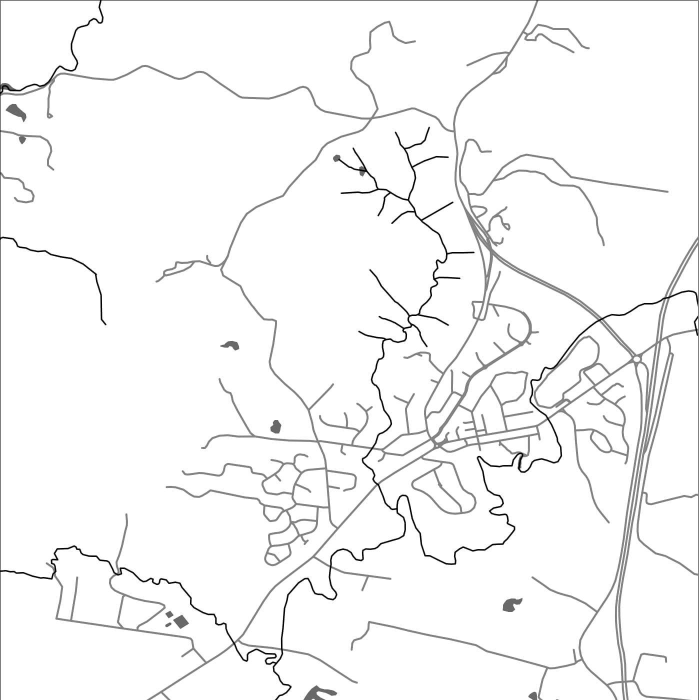 ROAD MAP OF BANGALOW, AUSTRALIA BY MAPBAKES