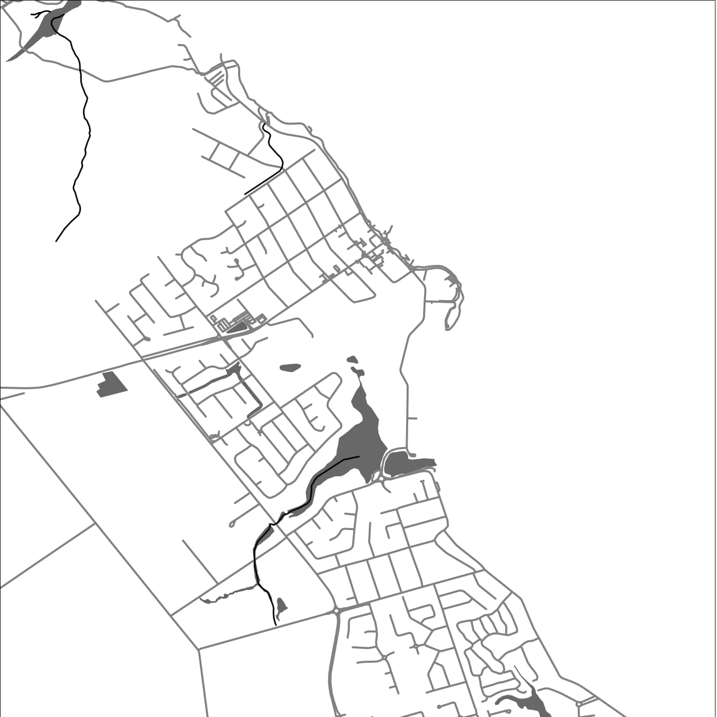 ROAD MAP OF BARGARA, AUSTRALIA BY MAPBAKES