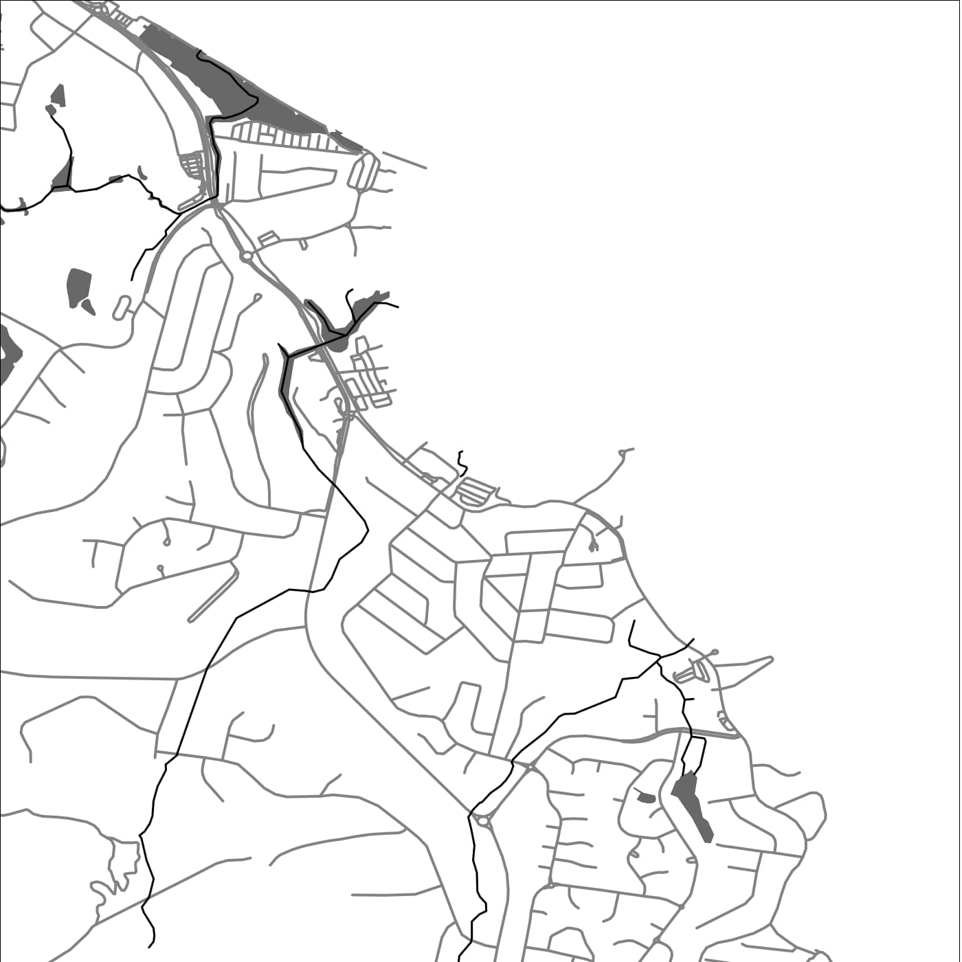 ROAD MAP OF BATEHAVEN, AUSTRALIA BY MAPBAKES