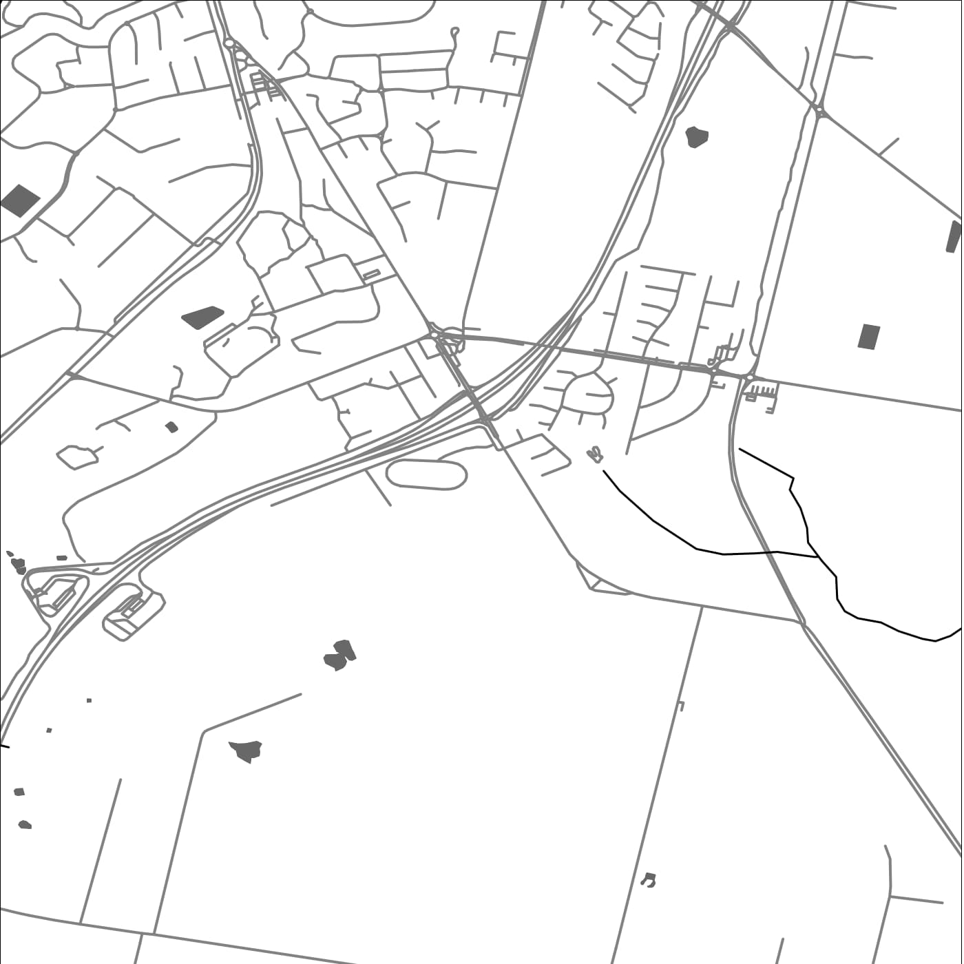 ROAD MAP OF BAXTER, AUSTRALIA BY MAPBAKES