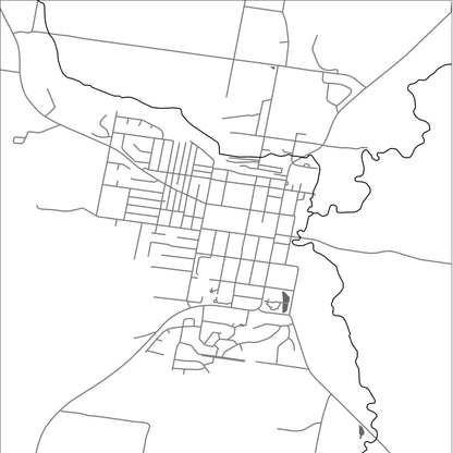 ROAD MAP OF BLAYNEY, AUSTRALIA BY MAPBAKES