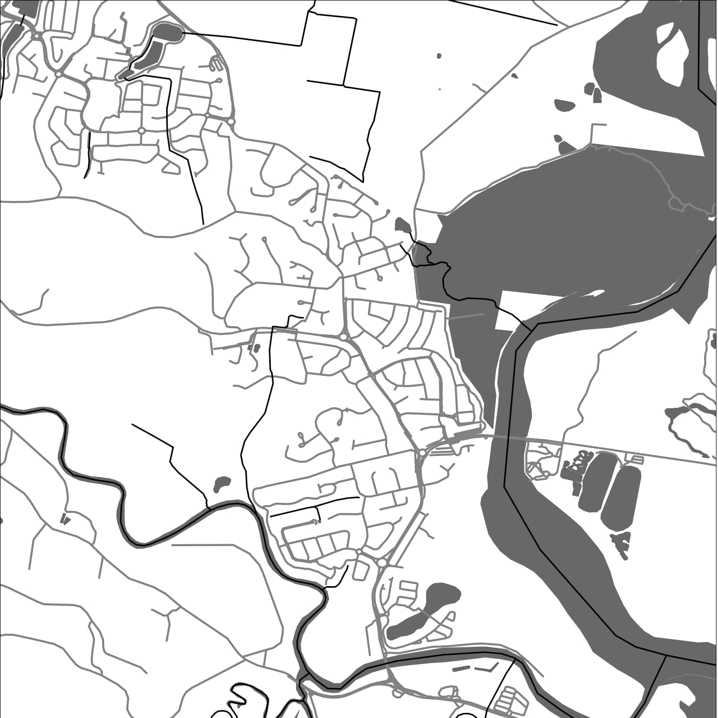 ROAD MAP OF BLI BLI, AUSTRALIA BY MAPBAKES