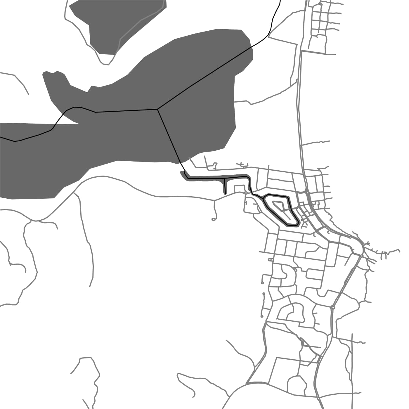 ROAD MAP OF BOGANGAR, AUSTRALIA BY MAPBAKES