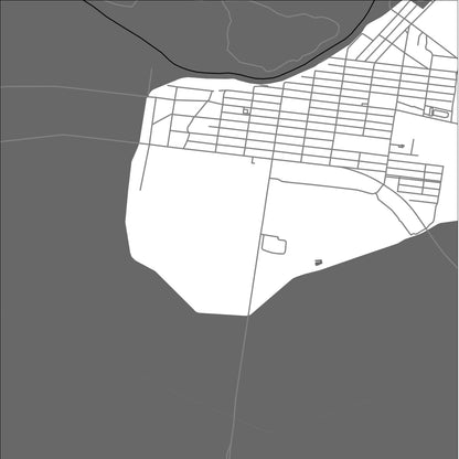 ROAD MAP OF BOURKE, AUSTRALIA BY MAPBAKES