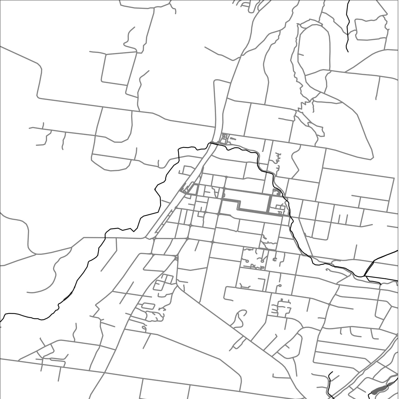 ROAD MAP OF BOWRAL, AUSTRALIA BY MAPBAKES