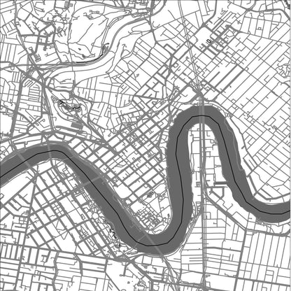 ROAD MAP OF BRISBANE, AUSTRALIA BY MAPBAKES