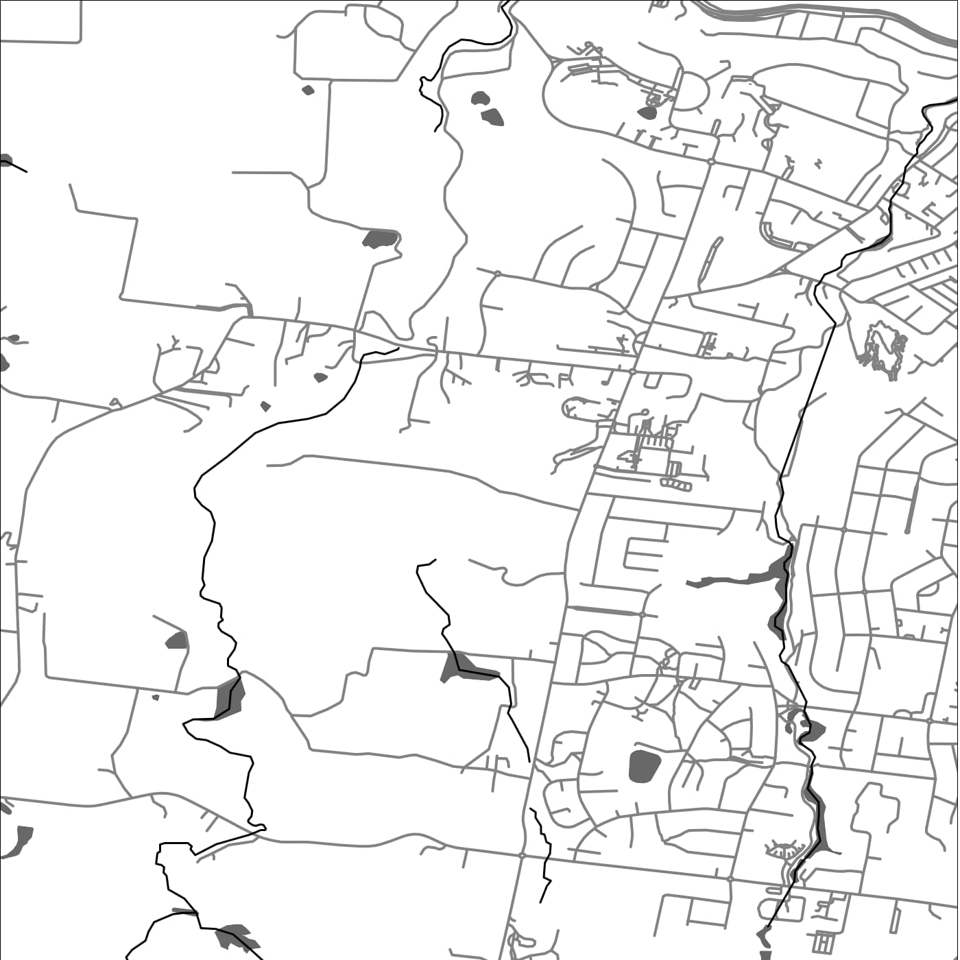 ROAD MAP OF BURNIE, AUSTRALIA BY MAPBAKES