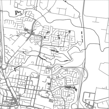 ROAD MAP OF CABOOLTURE, AUSTRALIA BY MAPBAKES