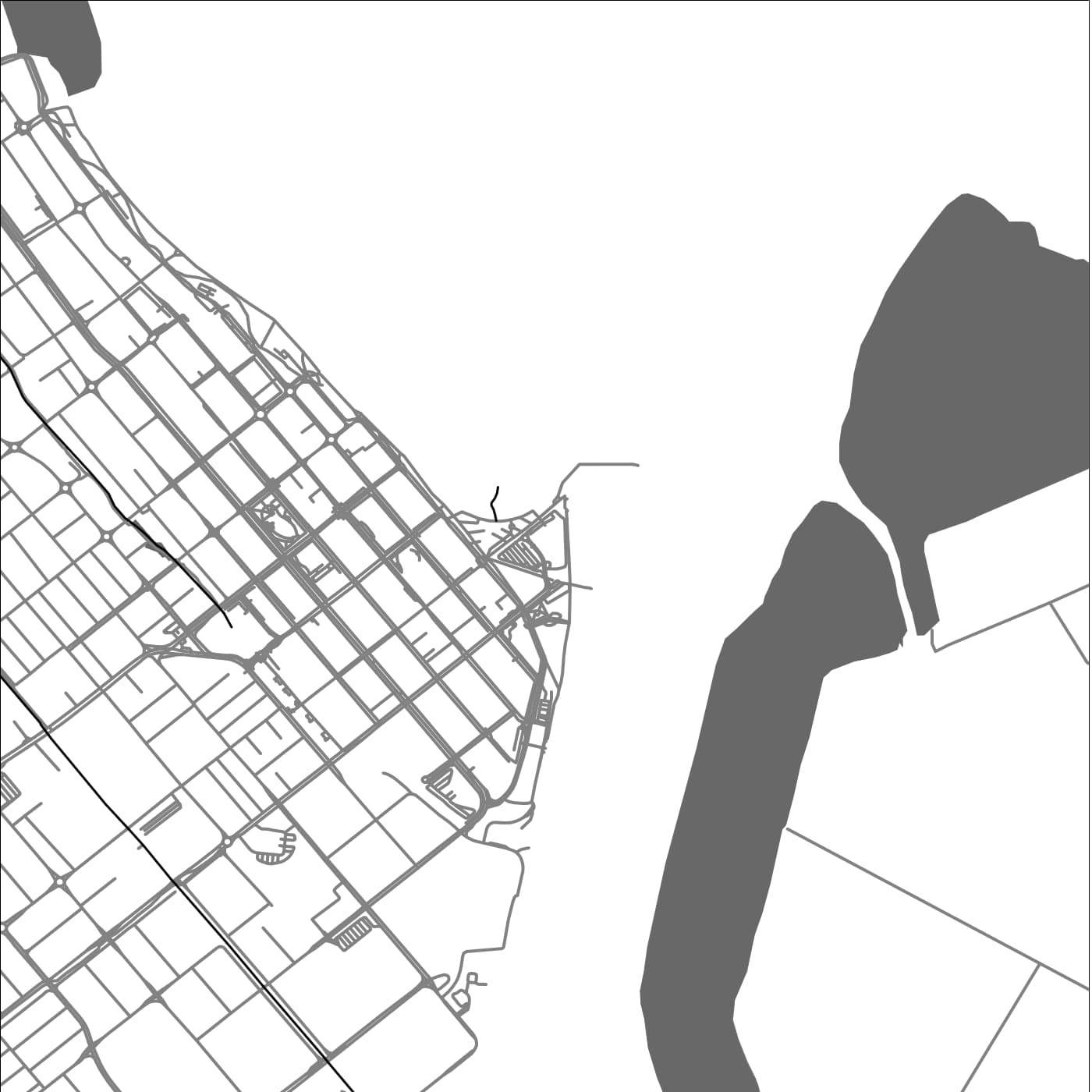 ROAD MAP OF CAIRNS, AUSTRALIA BY MAPBAKES