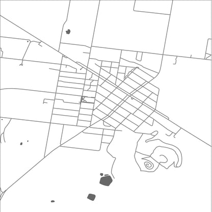 ROAD MAP OF CAMPERDOWN, AUSTRALIA BY MAPBAKES