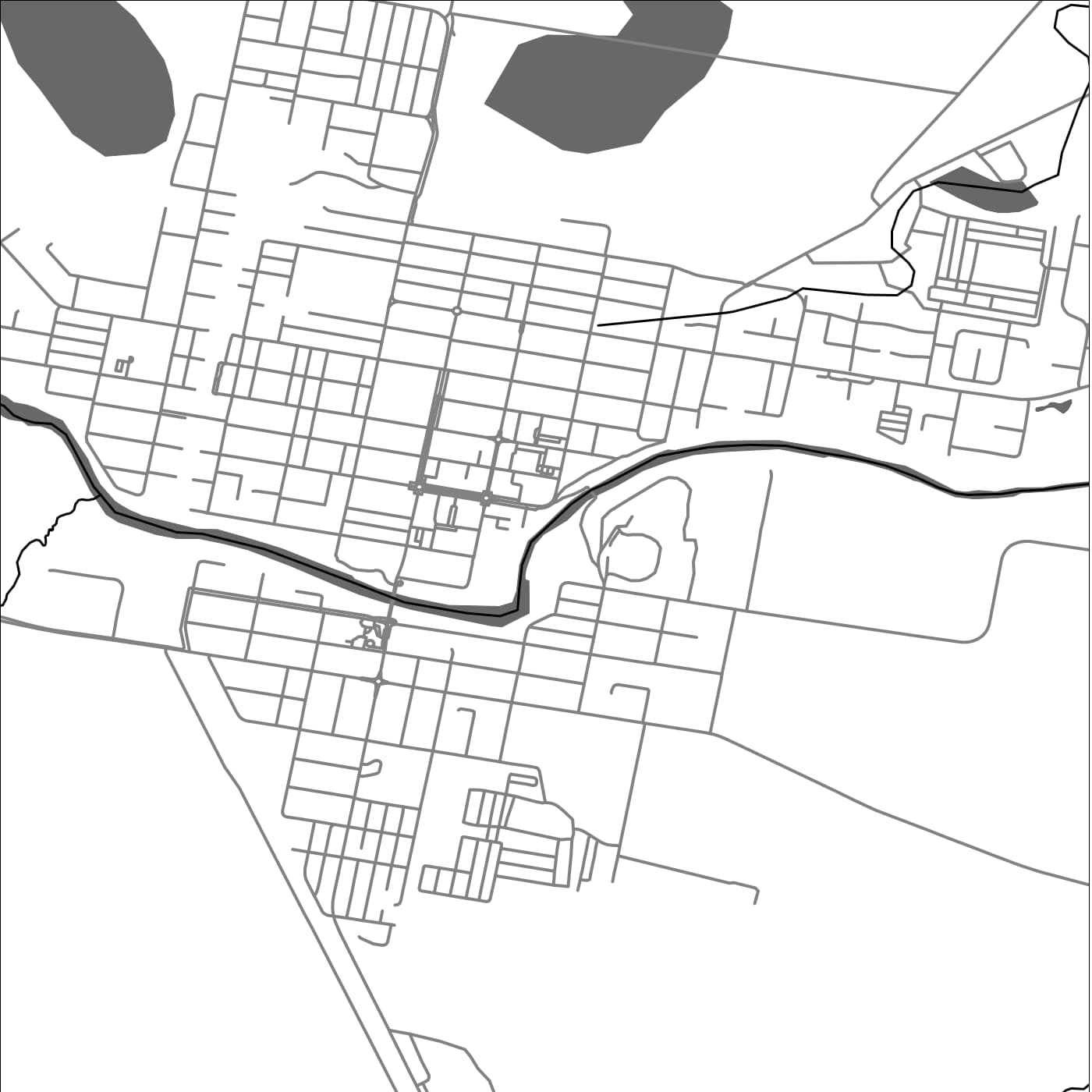 ROAD MAP OF CASINO, AUSTRALIA BY MAPBAKES