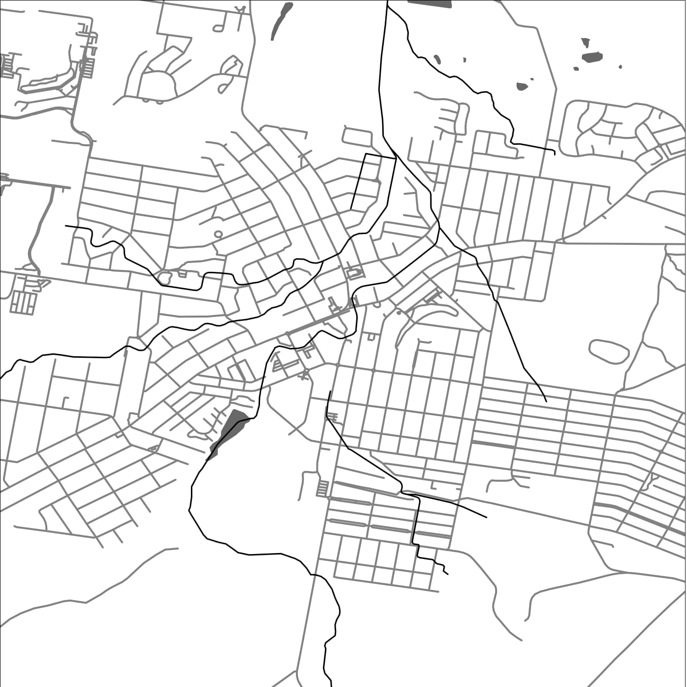 ROAD MAP OF CESSNOCK, AUSTRALIA BY MAPBAKES